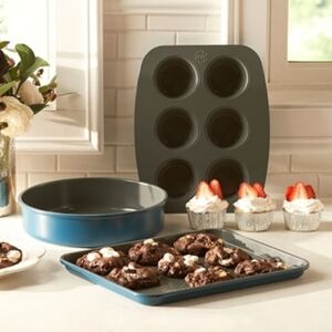 Princess House Blue Nonstick Bakeware Set